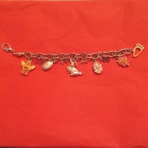 Easter theme charm bracelet